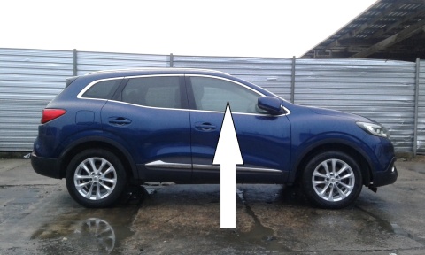 Szyba drzwiowa prawa przód RENAULT KADJAR I 15-18