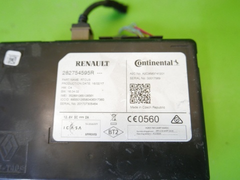 Moduł sterownik nawigacji 282754595R RENAULT KADJAR I 15-18