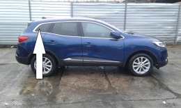 Szyba karoseryjna prawa tył ciemna RENAULT KADJAR I 15-18