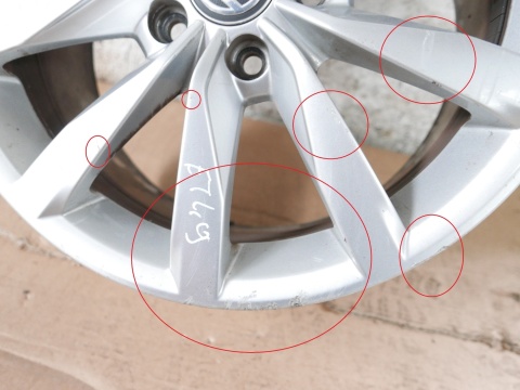 Felga aluminiowa 17 Ronal Dijon 5x112 17x7 et49 5G0601025BH VW GOLF VII 12-16