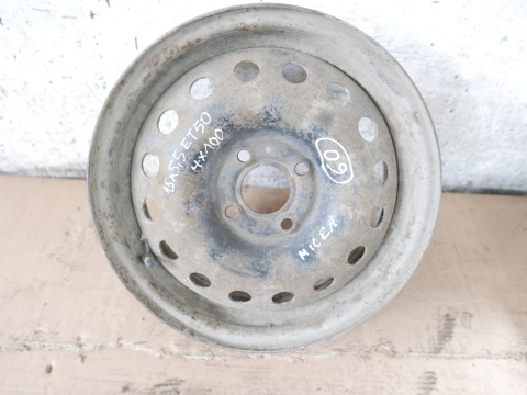 Felga stalowa 15 15X5,5 4X100 ET50 NISSAN MICRA K12 III 03-05
