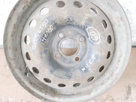 Felga stalowa 15 15X5,5 4X100 ET50 NISSAN MICRA K12 III 03-05