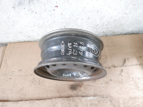 Felga stalowa 16 16x6,5 et26 4x108 CITROEN C4 I PHI 04-08