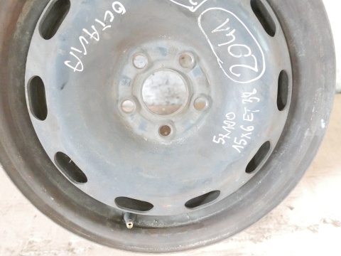 Felga stalowa 15 5x100 15x6 et 38 AUDI A3 8L FL 00-03