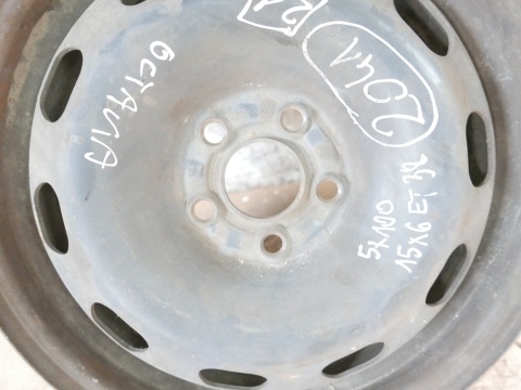 Felga stalowa 15 5x100 15x6 et 38 AUDI A3 8L FL 00-03