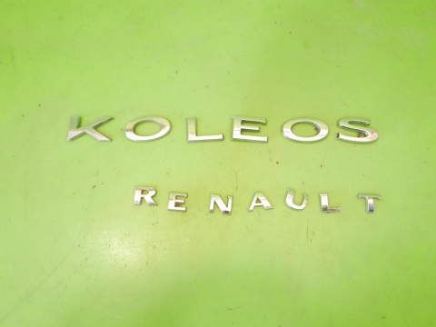 Logo znaczek emblemat napis tył RENAULT KOLEOS I PHI 07-11