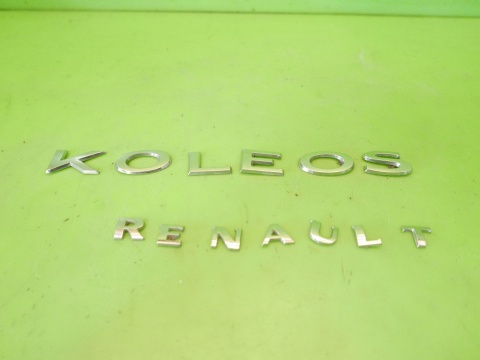 Logo znaczek emblemat napis tył RENAULT KOLEOS I PHI 07-11