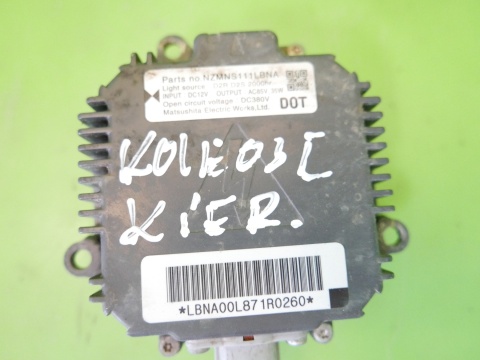 Przetwornica xenon D2S D2R 2+4pin RENAULT KOLEOS I PHI 07-11