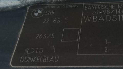 Silnik słupek BMW E39 520i FL 2.2 M54B22 226S1 170KM 125kW 00-03 odpala