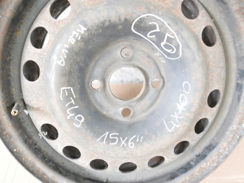 Felga stalowa 15 15X6 4X100 ET49 OPEL MERIVA A I