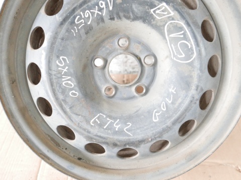 Felga stalowa 16 5x100 16x6,5 et42 1J0601027L AUDI A3 8L FL 00-03