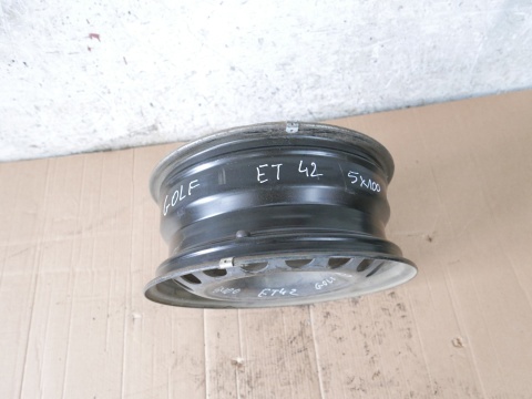 Felga stalowa 16 5x100 16x6,5 et42 1J0601027L AUDI A3 8L FL 00-03