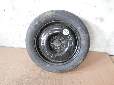 Koło dojazdowe zapasowe 17 17x4 5x114,3 T155/80r17 RENAULT KOLEOS I 07-11