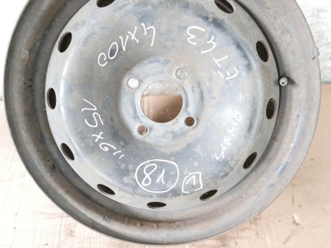 Felga stalowa 15 15X6 4x100 et43 RENAULT SCENIC I FL 99-03