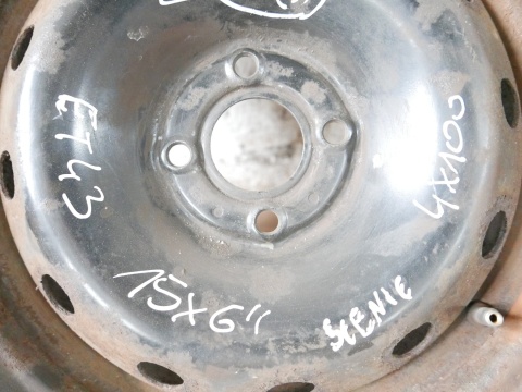 Felga stalowa 15 15X6 4x100 et43 RENAULT SCENIC I FL 99-03