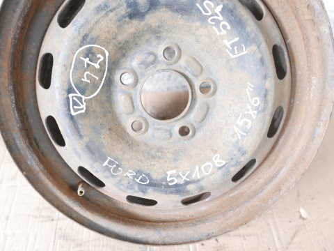 Felga stalowa 15 15x6 5x108 et52,5 FORD FOCUS MK2 FL 07-11