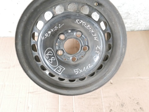 Felga stalowa 15 15x6,5 5x112 et37 2104000202 MERCEDES W203 SEDAN