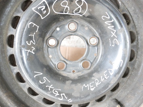 Felga stalowa 15 15x6,5 5x112 et37 2104000202 MERCEDES W203 SEDAN