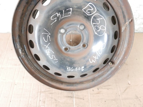 Felga stalowa 15 4x100 15x6,5 et45 RENAULT MEGANE II 02-06