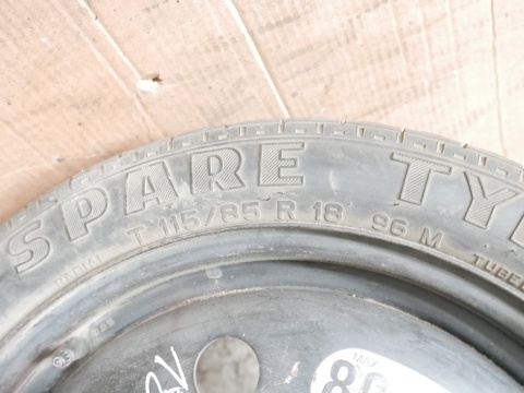 Koło dojazdowe zapasowe 18 18x3 5x120 ET33 T115/85r18 JAGUAR XKR XK8 X100