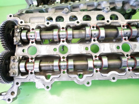 Głowica wałki rozrządu 8200519994 E RENAULT KOLEOS I PHI 2.0 DCI m9r830 07-