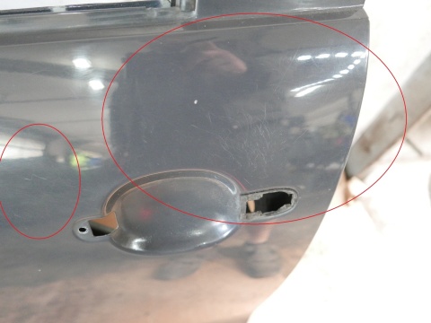 Drzwi lewe przód przednie LI7F VW FOX I 5Z1 3D 03-09