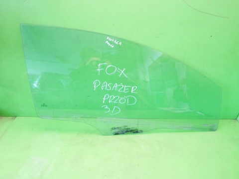 Szyba drzwiowa prawa przód VW FOX I 5Z1 3D 03-09