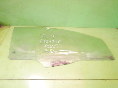 Szyba drzwiowa prawa przód VW FOX I 5Z1 3D 03-09