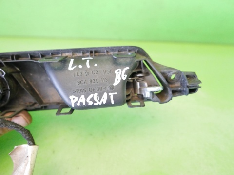 Klamka wewnętrzna lewa tył 3C4839113 VW PASSAT B6 05-09