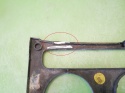Ramka dekor panelu nawiewu 3C0863100 VW PASSAT B6 05-09