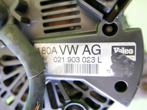 Alternator 180A 021903026L valeo VW PASSAT B6 2.0 TDI 8V 05-09