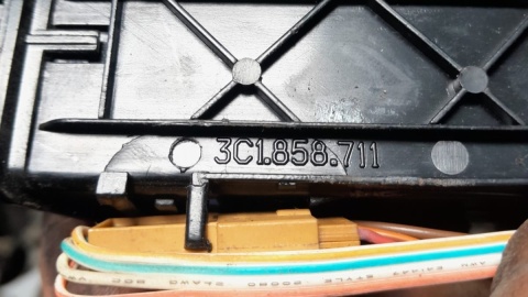Klawiatura telefonu 3C1858711 VW PASSAT B6 05-09