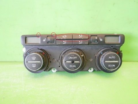 Panel nawiewu klimatyzacji grzane fotele VW PASSAT B6 05-09