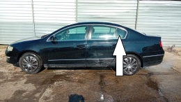 Szyba drzwiowa lewa tył mała VW PASSAT B6 SEDAN 05-09