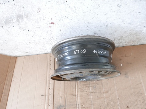 Felga stalowa 14 4x100 14x5,5 et39 OPEL ASTRA G II 98-08