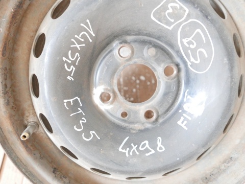 Felga stalowa 14 4x98 14x5,5 et35 FIAT PUNTO II 99-03