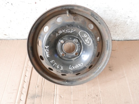 Felga stalowa 15 15X6 4x100 et43 RENAULT SCENIC I FL 99-03