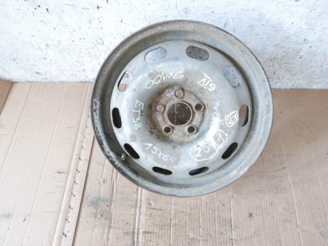 Felga stalowa 15'' 15X6 ET38 5X100 VW GOLF IV 97-06