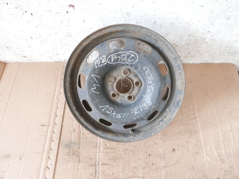 Felga stalowa 15'' 15X6 ET38 5X100 1J0601027H VW GOLF IV 97-06