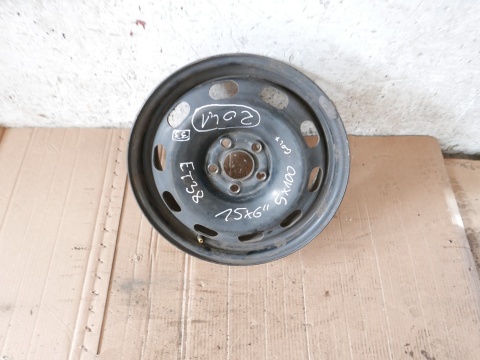 Felga stalowa 15'' 15X6 ET38 5X100 1J0601027H VW GOLF IV 97-06