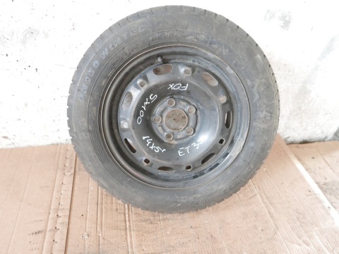 Koło zapasowe 14 14x5 5x100 et35 165/70r14 VW FOX I 5Z1 03-09
