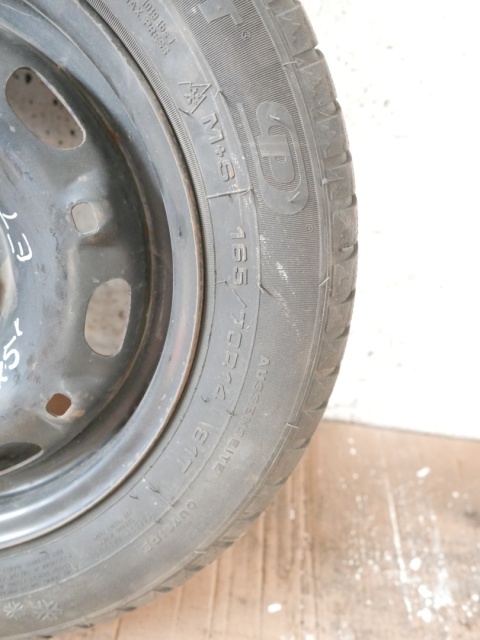 Koło zapasowe 14 14x5 5x100 et35 165/70r14 VW FOX I 5Z1 03-09