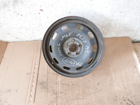 Felga stalowa 15'' 15X6 ET38 5X100 1J0601027H VW GOLF IV 97-06
