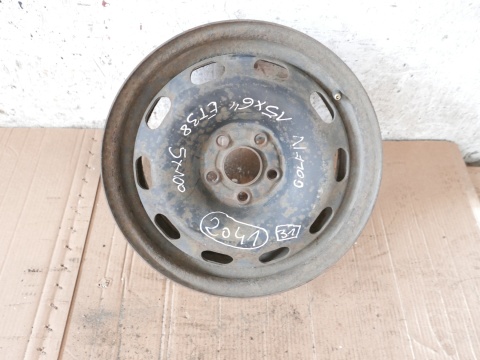 Felga stalowa 15'' 15X6 ET38 5X100 1J0601027H VW GOLF IV 97-06