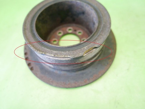 Koło pasowe wału 1741773 BMW X5 E53 4.4 M62B44 99-03