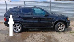 Szyba karoseryjna prawa tył tylna BMW X5 E53 99-03