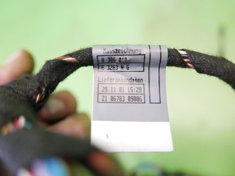 Wiązka instalacja drzwi lewa przód 8386010 BMW X5 E53 99-03