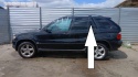 Szyba drzwiowa lewa tył tylna mała trójkąt BMW X5 E53 99-03