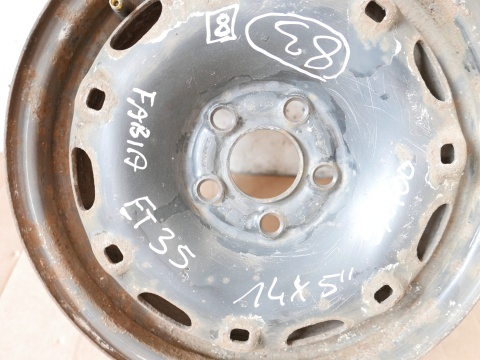 Felga stalowa 14 14x5 5x100 et35 6Q0601027C SKODA FABIA I 6Y 99-04