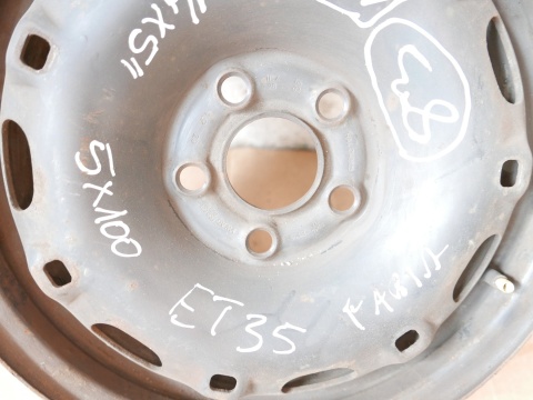 Felga stalowa 14 14x5 5x100 et35 6Q0601027C SKODA FABIA I 6Y 99-04